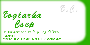 boglarka csep business card